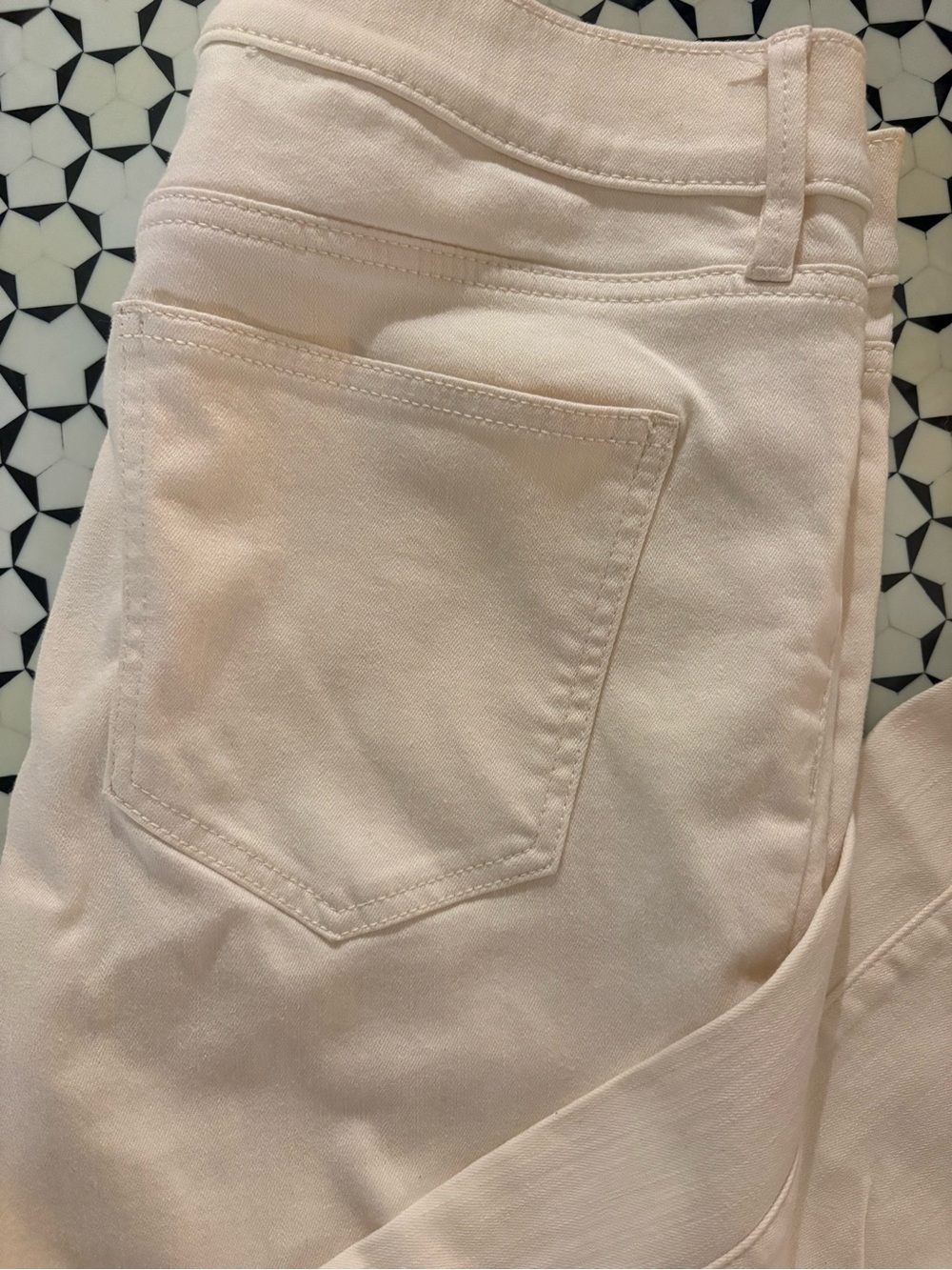 Ann Taylor Pale Pink Skinny Jeans